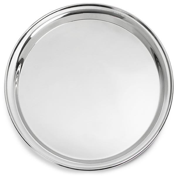 Stainless Steel Round Tray 65cm, Round Stainless Steel Tray